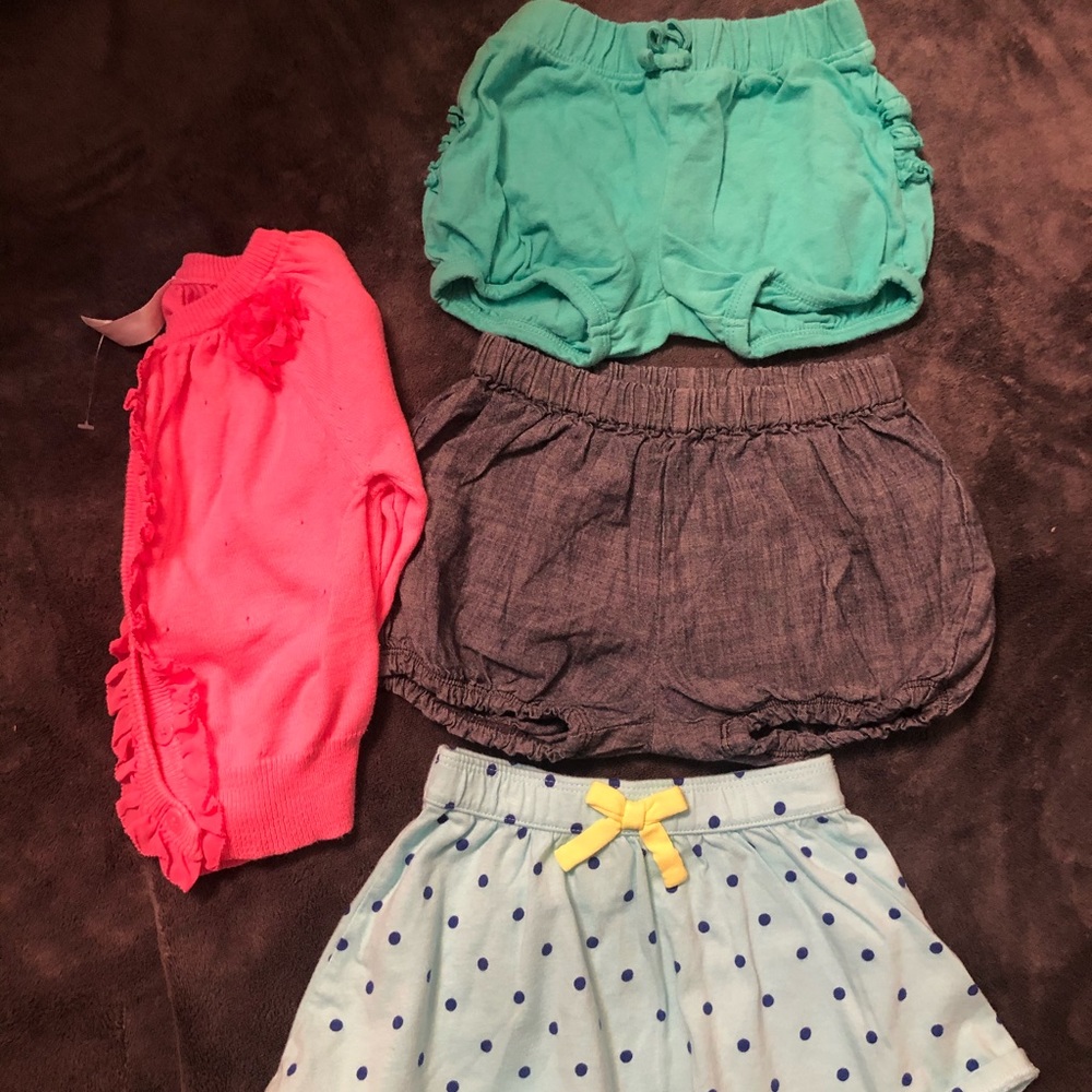 toddler girls 12 months summer clothes lot.